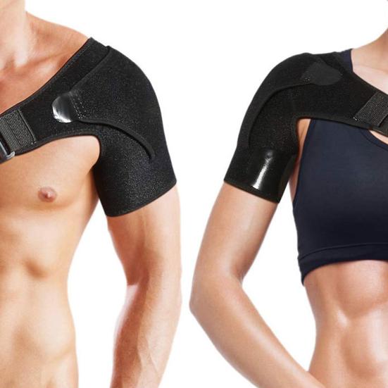 Compression Shoulder Brace Soft High Elastic Adjustable Pain Relief Shoulder Strap Workout Rotator Cuff Support Brace