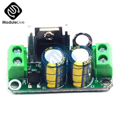 DC Einzel geregeltes Netzteilmodul DC 5V 6V 9V 12V 15V 24V Gleichrichter Filterplatine 7805/7809/7812 1A Für Audioverstärker