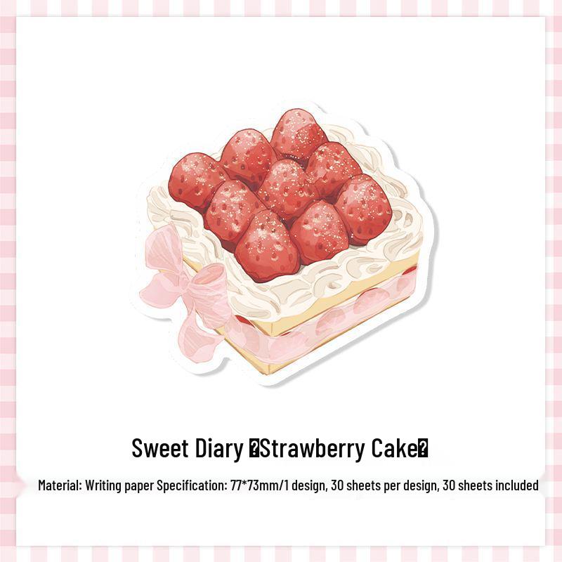 

Серия «Сладкий дневник» Необычные липкие заметки: Дизайн в стиле корейского десерта для украшения и сообщений