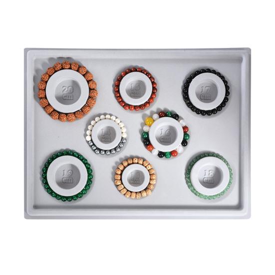 Bead Design Board DIY Jewelry Making Tray Flocked Bead Organizer
