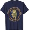 Wünschte, ich hätte keine kritischen Denkfähigkeiten Lustiges Frosch Kaffee T-Shirt