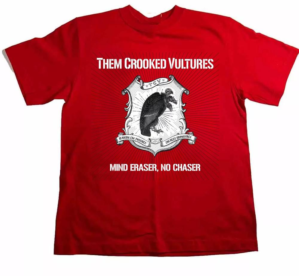 

Them Crooked Vultures band Mind Eraser, No Chase T Shirt Full Size S-5XL Unisex T-Shirt XXXXL