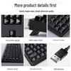 Silent Black USB Wired Keyboard & Mouse Set for Desktop/Laptop