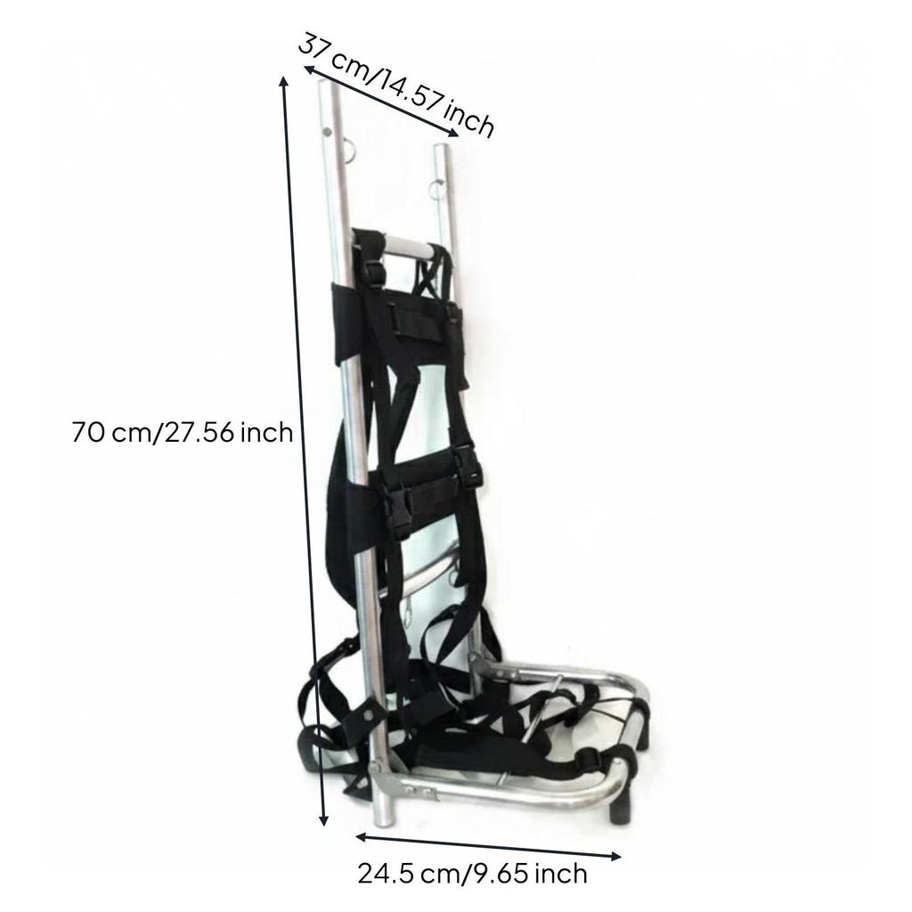 Portable Aluminum Frame Carrier Durable Load Support Outdoor Backpack for