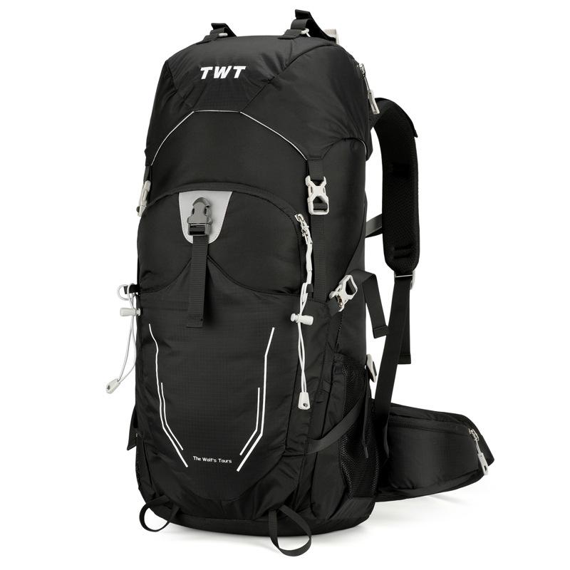 

Бестселлер, водостойкий походный рюкзак, прочный и идеальный для любителей активного отдыха 40L чёрный