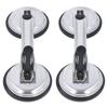 2Pcs Double Handle Suction Cups Plate 100KG Load Capacity Heavy Duty Aluminum Alloy Suction Cups for