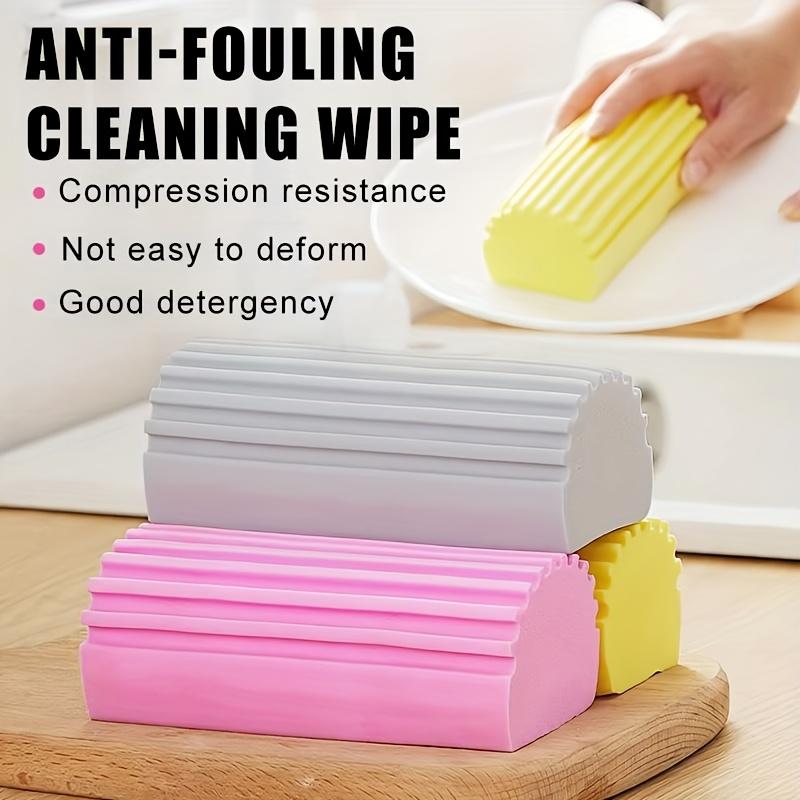 6PCS Dust Cleaning Sponges PVA Sponge Water Absorption Cleaning Sponge Household and Car Cleaning Sponges Friction Cotton (3 Colors)
