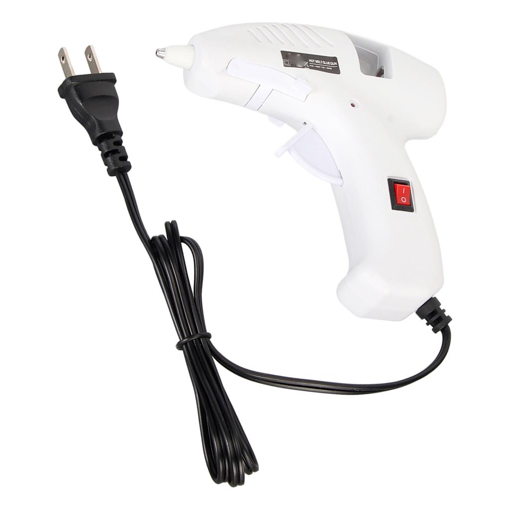 Hot Glue Melter 20W Fast Preheating Ergonomic Handle Foldable Stand Hot Glue Melting Tool for 7mm Sticks