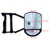 Car Towing Mirror Extended Rear View Mirror Wide Angle Auxiliary Mirror for Car Truck RV Trailer