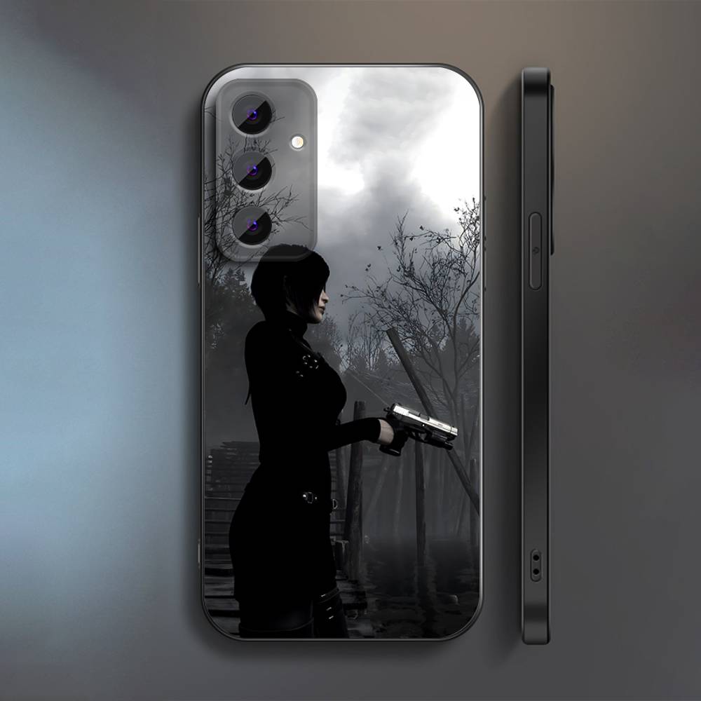 Ada Wong R-Resident E-Evil Phone Case For Samsung S 25,24,23,22,30,21,20,10,9,Ultra,Plus,Lite,FE,5G Black Full-coverage Soft
