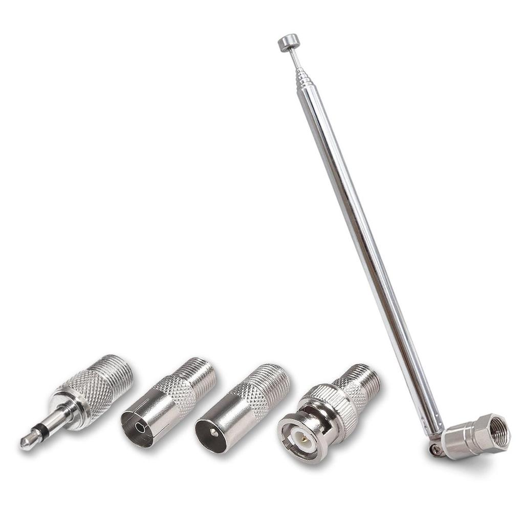 Universal FM Telescopic Rod Antenna with BNC Male Connector