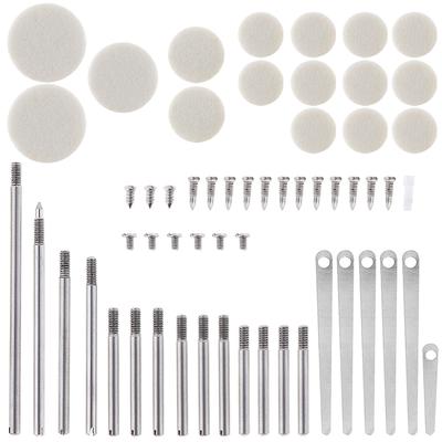58pcs/lot Clarinet Repair Tools Kit Sound Hole Mat Pad Roller Reed Screws Springs Maintenance Set