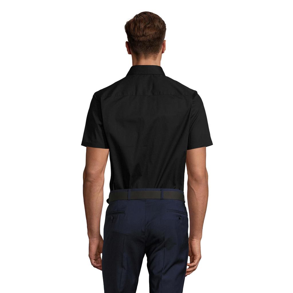 Mens Broadway Stretch Short-Sleeved Shirt