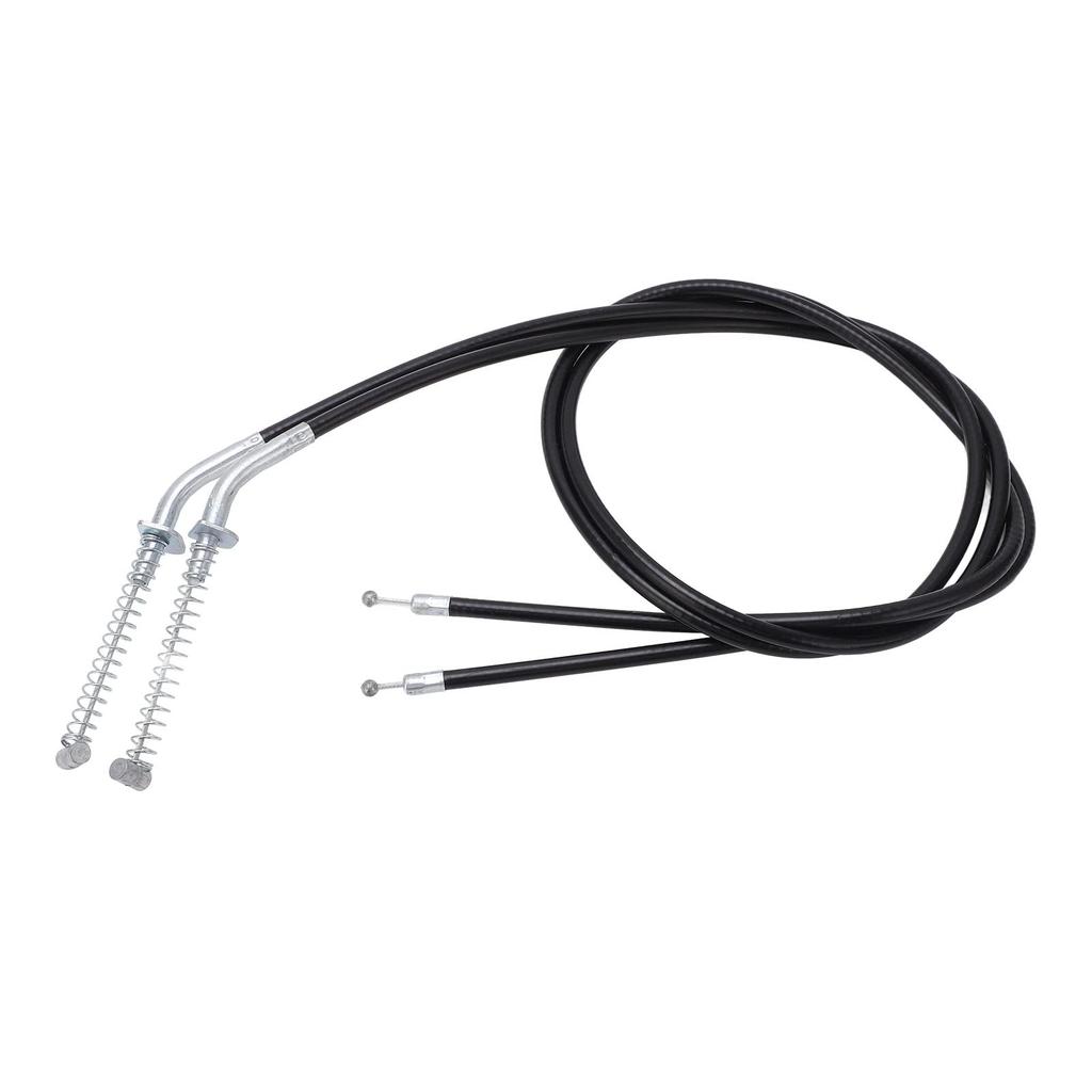 2pcs ATV Front Brake Cable High Strength Steel Heavy Duty Dual Construction for GY6 125 150 200 250cc Auto