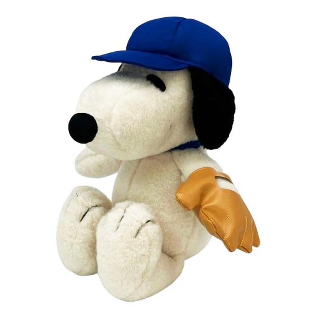 Nakajima Corporation Peanuts Snoopy Baseball Plush H28 X W27 X D22cm Toy, Small, 202321-24, Size