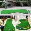 WEZHO Golf Putting Mat with Slope and Multi-Holes