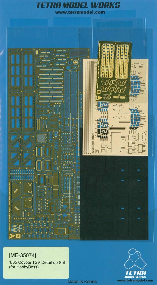 

Tetra Model Серия ME Койот TSV Пластиковые детали для сборной модели ME3574 1/35 (HB)
