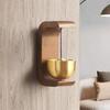Wooden Magnetic Windbell Home Hanging Door Ornament Crafts Beige Brown Door Bell Wall Bohemian Decor Outdoor Ornaments Decor