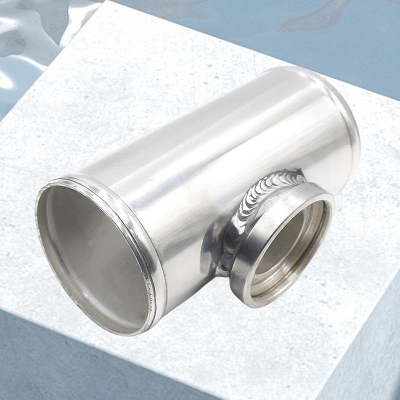 63mm Blow Off Valve Aluminum Turbo Pipe Flange Adapter Silver Car BOV Blow Dump Off Valve Fit for HKS SQV SSQV BOV