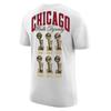 Nike Bulls Print Logo Loose Fit Crew Neck Short Sleeve T-Shirt Men Tops White DA7285-100