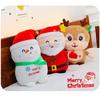 Santa Claus Christmas Plush Toy Snowman Reindeer Stuffed Doll Room Gifts Decor