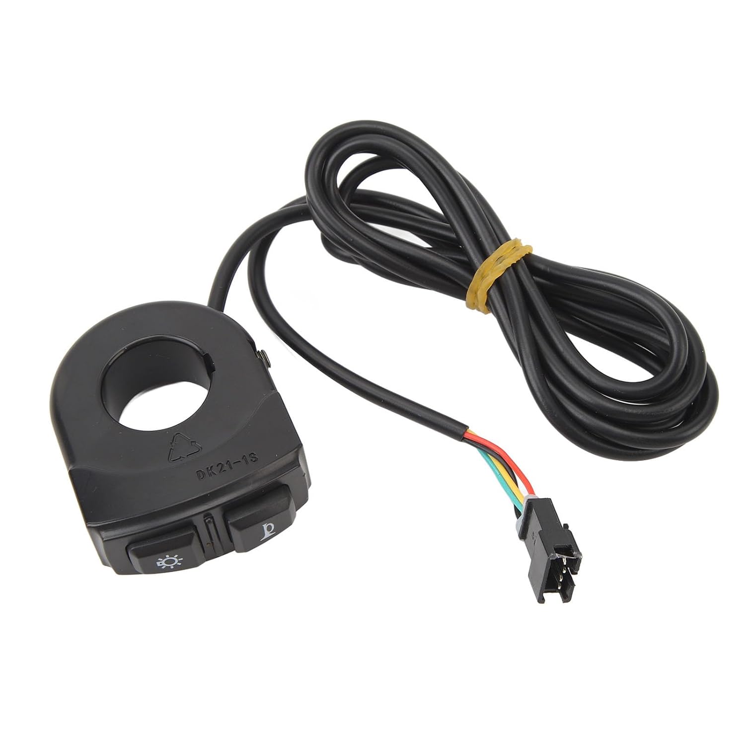 Electric Handlebar Switch,DK21 1S Electric Light Switch Electric Horn Light Switch Electric Lithium Battery Conversion Accessories