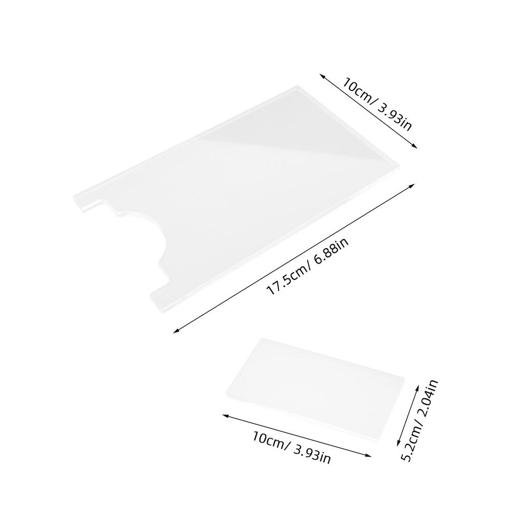 1Set Clear Couch Bed Stopper Wall Spacer 5Mm Ultra-Thin Transparent Furniture Protector for Fire Safety Outlet Space
