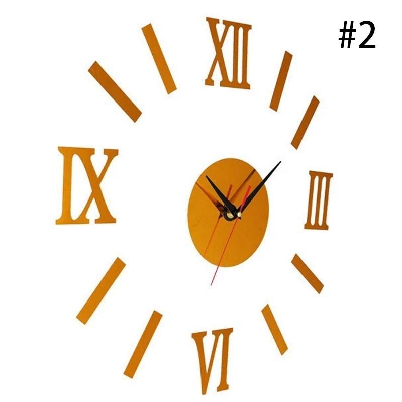 Home Decoration Wall Clock Big Mirror Wall Clock Modern Design Large Size Wall Clocks DIY Wall