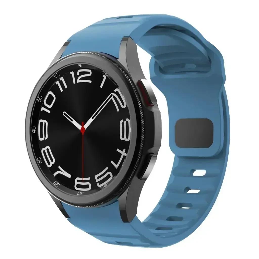 Silikonarmband für Samsung Galaxy Watch 6 Classic 47 mm 43 mm/4 Classic 46 mm 42 mm Armband Galaxy Watch 5/5pro 45 mm/4/6 40 mm 44 mm