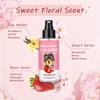 Pet Deodorant Cologne for Dog Grooming, All Breed Sizes, 4.2oz, Floral Scent with Vanilla, Raspberry, Patchouli and White Peony