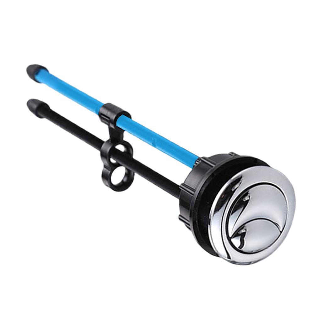 Dual Button Toilet Tank Parts Extended Toilet Tank Repair Tool Simple Install for Easy Installation & Silent Flushing