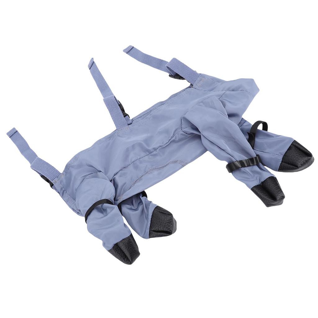 Dog Boots Leggings Water Proof Adjustable Dog Pants with Foot Protectors for Outdoor S