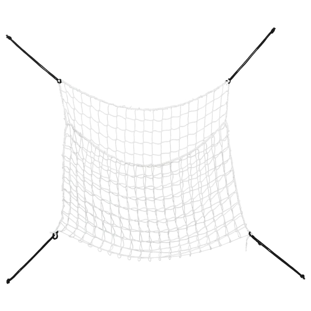 Vidaxl Hay Nets, 2 Pcs, Rectangular, White, 100X90 Cm, Pp