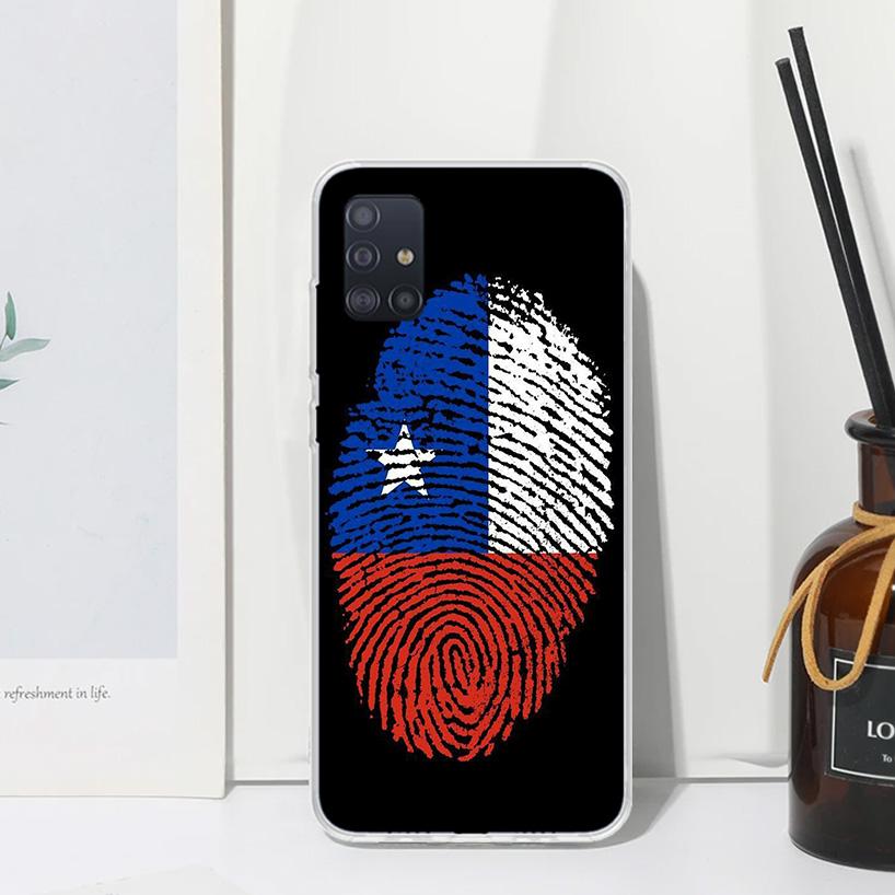 Chile Flag Phone Case For Samsung Galaxy A52 A42 A32 A22 A12 A02S A72 A51 A50S A41 A31 A21S A71 A40 A30S A20S A10S A70S