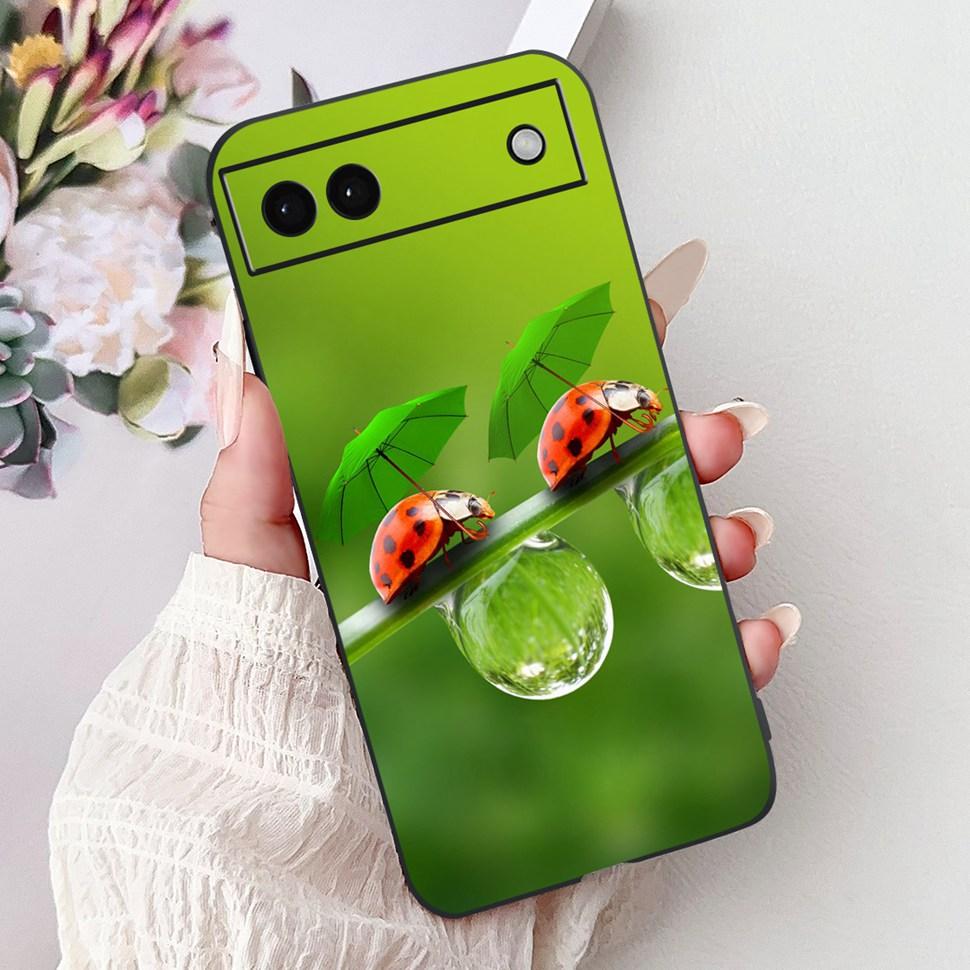 Luxury Painted Cover For Google Pixel 6A Case Soft Silicone Phone Case For Google Pixel 6A Google6A 2022 Back Cover 6.1"