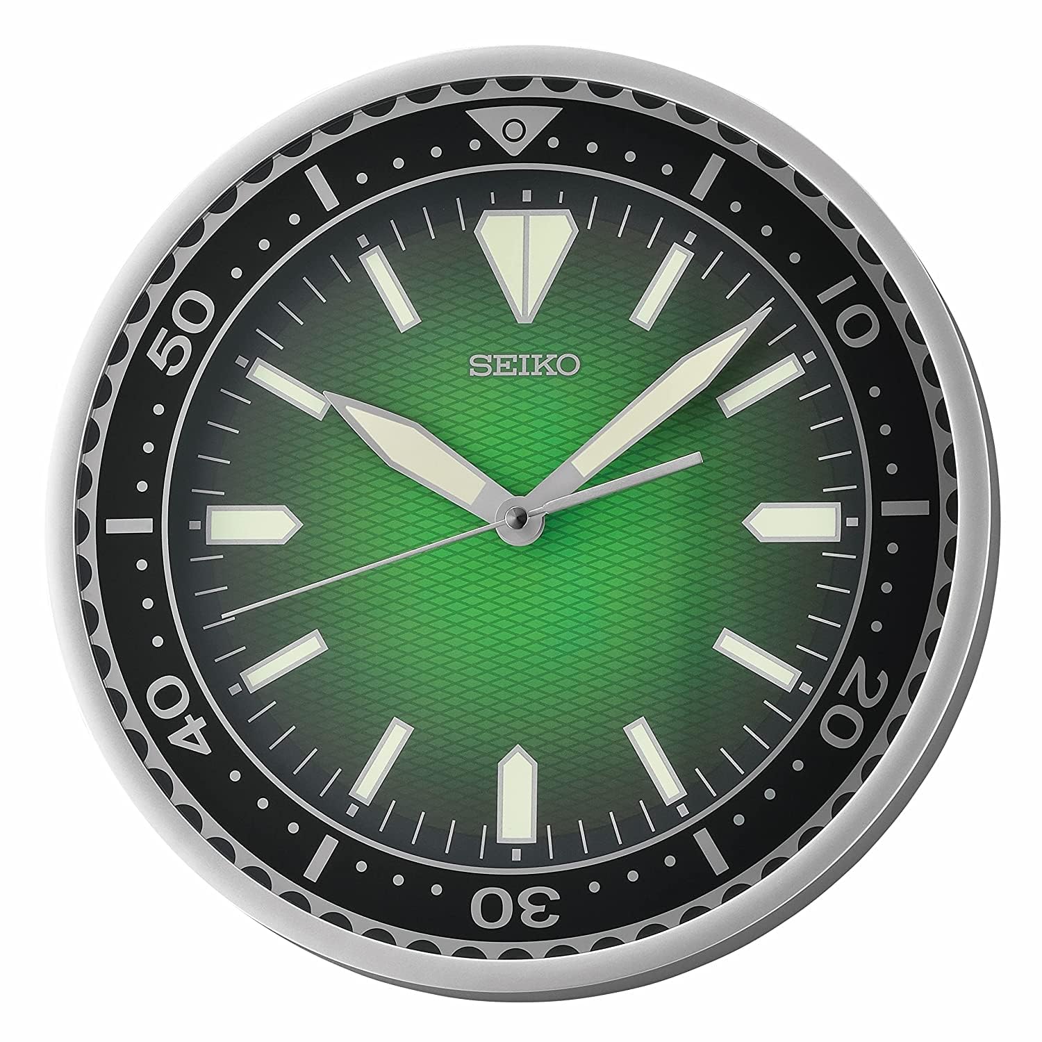 Seiko Heritage 12-inch Wall Clock Green Dial
