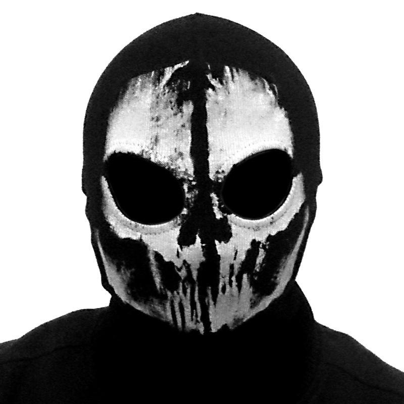 Temu Unisex Outdoor-Maske für Call of Duty Gaming, feuchtigkeitsableitend und mit Sonnenschutz