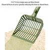 Cats Litters Scoops,Plastic Sifter Cats Litters Shovel Kitties Scooper Mesh Shovel with Long Handle Kitten Poop Lifter