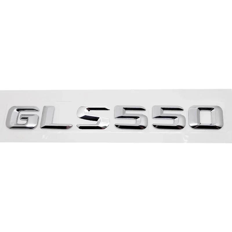 Car Rear Sticker Alphabet Trunk Badge Decal Exterior for Mercedes Benz GLS400 GLS450 GLS500 GLS550 GLS580 GLS600 Accessories