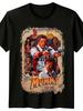 2026 New Men's Movie Poster T-Shirt - Retro 80s Pattern T-Shirt In Regular Fit, Casual Shirt, Suitable for Fans To Wear