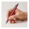 Auto Roller Gel Ballpoint Pen GS01 Red, Quick-Drying Gel Ink, G2 Standard Compatible Refill, Full Metal Body, 0.5mm, Made in Japan PG-105NP Black