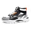 Schuhe Herren Plüsch Warm High Top Schnürstiefel Herrenmode Sneakers Plateau Lässige Winterschuhe Männliche Outdoor-Schuhe