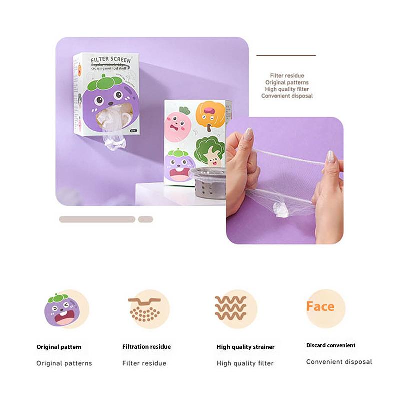 100Pcs Drain Hole Mesh Bag Cleaning Strainers Net Sink Strainer Garbage Bag Anti-Blocking Disposable Sink Net Portable Kitchen
