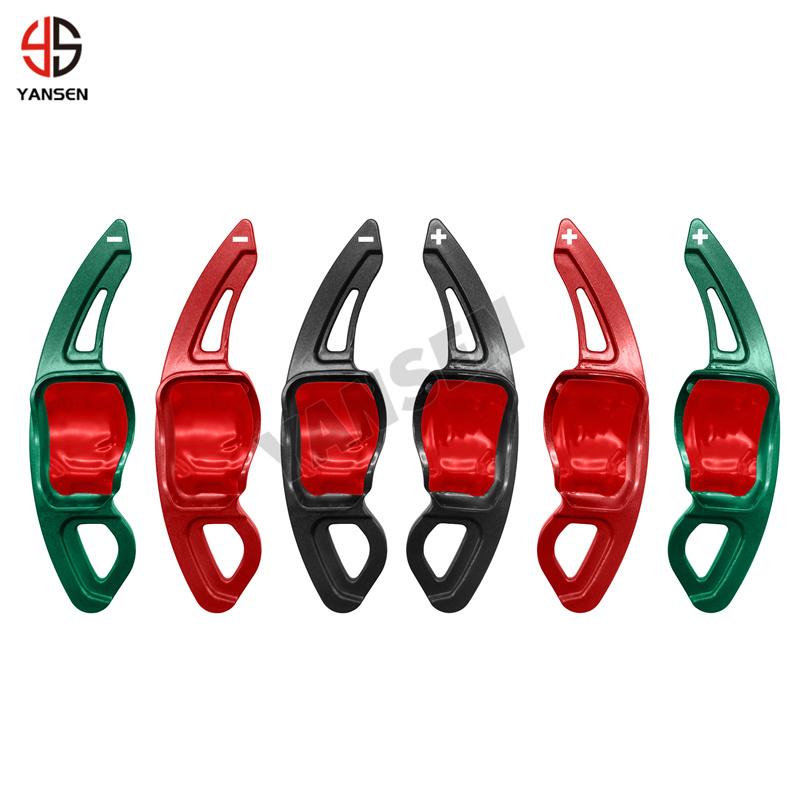 For Volkswagen VW Golf 5 6 Mk6 Mk5 Jetta GTI R20 CC R36 Scirocco Polo Carbon Fiber Wheel Shift Paddle DSG Extension Accessories