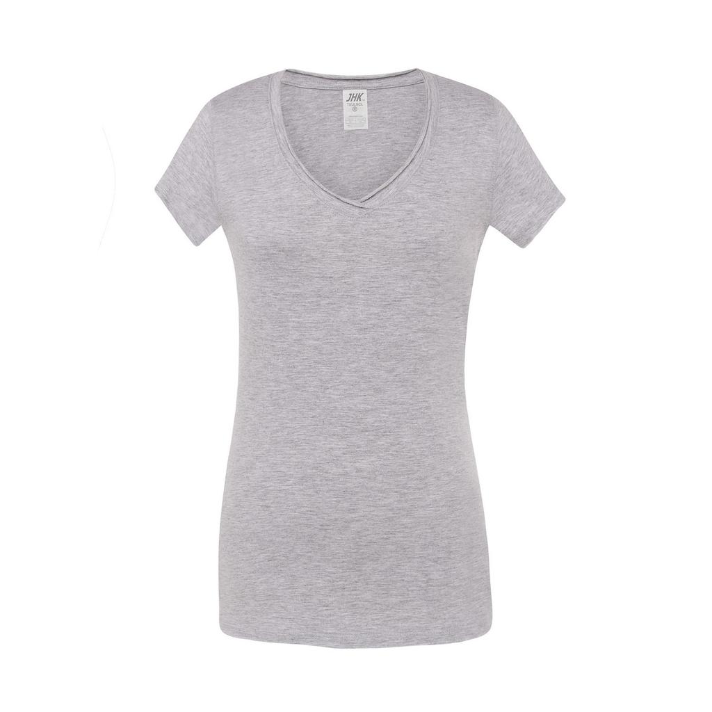 JHK Womens/Ladies Sicilia V Neck T-Shirt