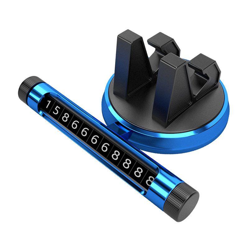 Mobile Phone Car Holder, Multifunctional Creative Car Phone Stand, Universal Model, Dashboard Car Mount, Navigation Stand Blue