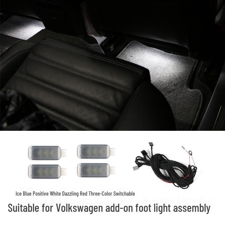 Volkswagen LED Foot Light Assembly for Golf, Sagitar, Magotan, CC, Sharan, Passat, Tiguan, and Bora