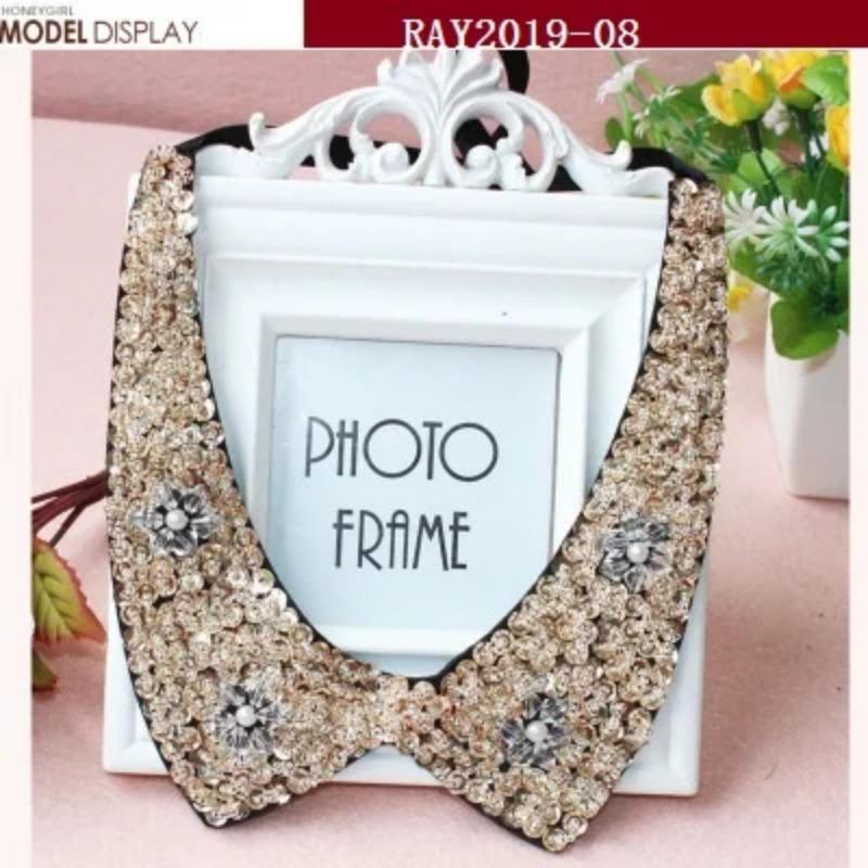 1PCS Lace Collar Flower Decoration DIY Embroidery Pearl Clothes Collar Stereoscopic Hollow Embroidery Fake Collar Wearable Colla