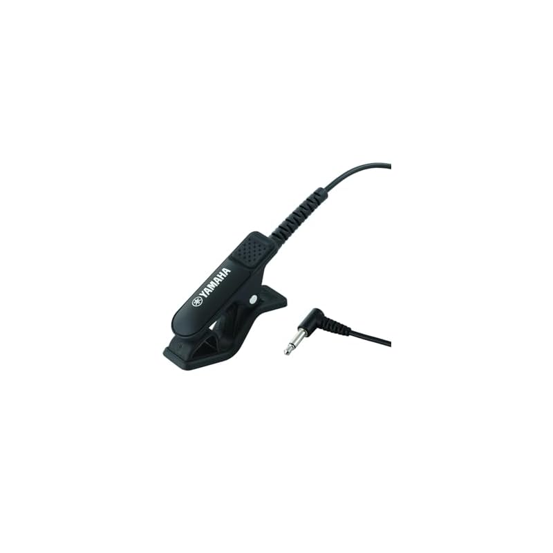 Yamaha TM-40BK Tuner Microphone, Black. A Clip-type Microphone for Tuners That Is Easy To Attach and Detach.