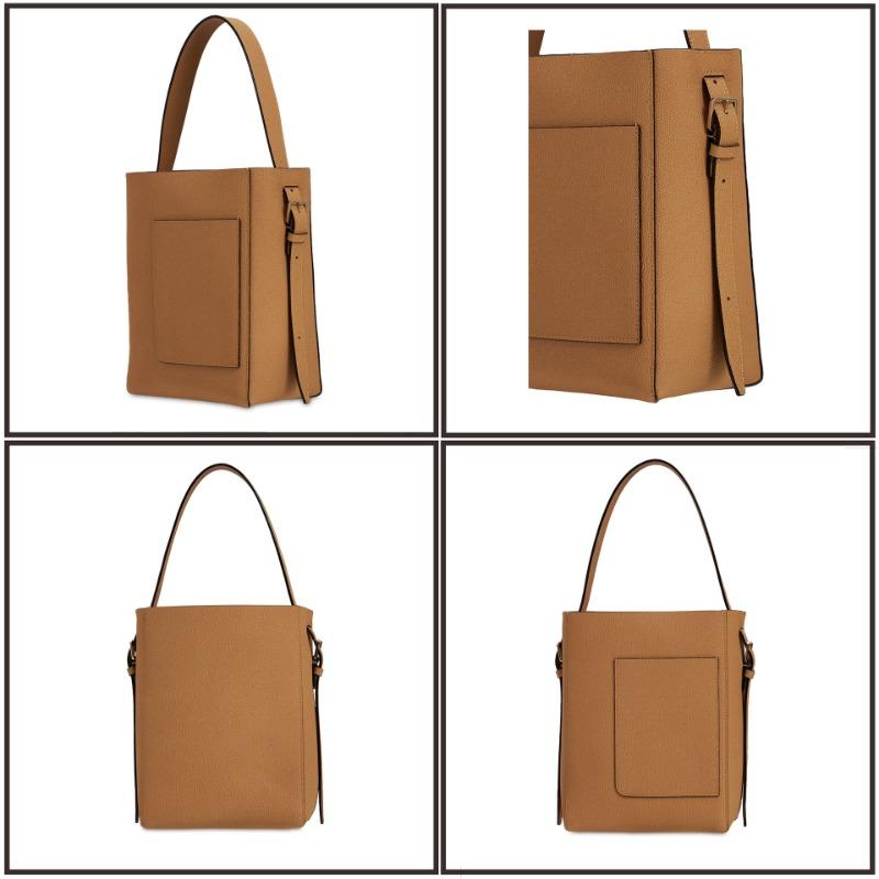 

Guangzhou calfskin portable tote bag generation large-capacity granular leather shoulder underarm bag niche 25X19X13cm